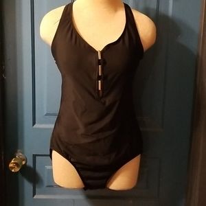 Sexy black one piece